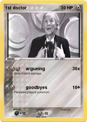 Pokemon 1st doctor