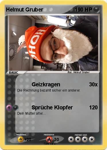 Pokemon Helmut Gruber