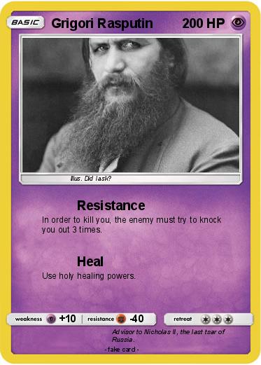 Pokemon Grigori Rasputin