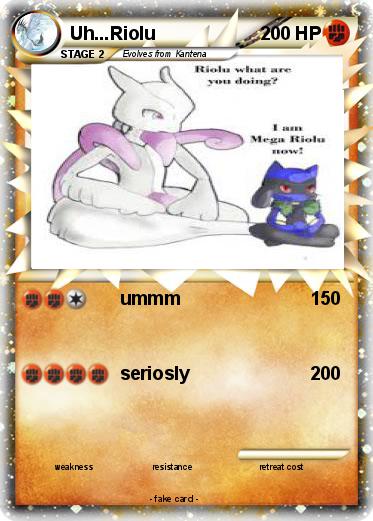 Pokemon Uh...Riolu
