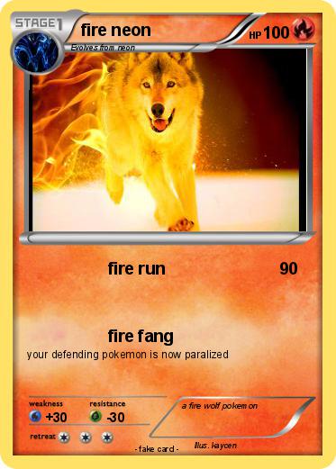 Pokemon fire neon