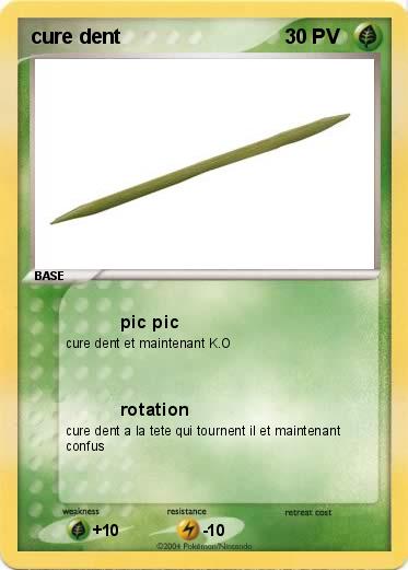 Pokemon cure dent