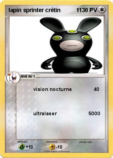 Pokemon lapin sprinter crétin          1               