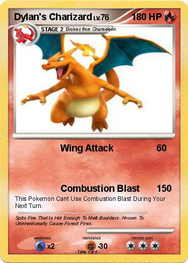Pokemon Dylan's Charizard