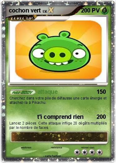 Pokemon cochon vert