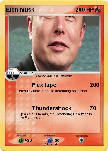 Pokemon Elon musk
