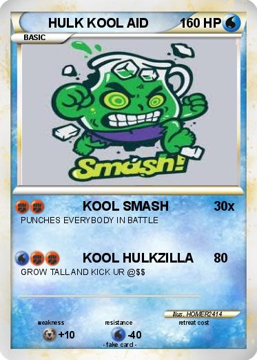 Pokemon HULK KOOL AID