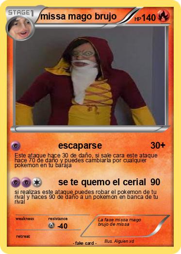 Pokemon missa mago brujo
