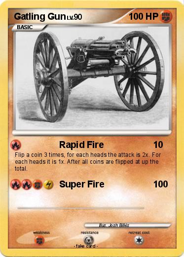 Pokemon Gatling Gun