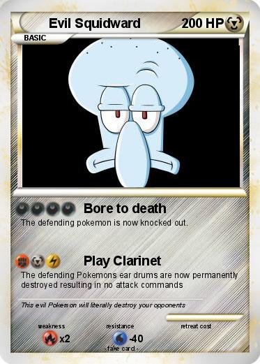Pokemon Evil Squidward