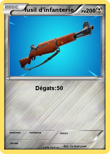 Pokemon fusil d'infanterie