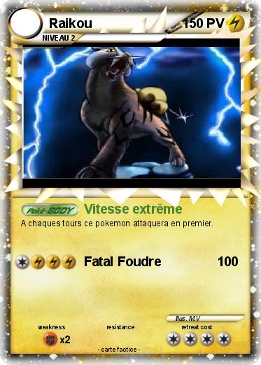 Pokemon Raikou