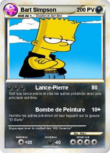 Pokemon Bart Simpson