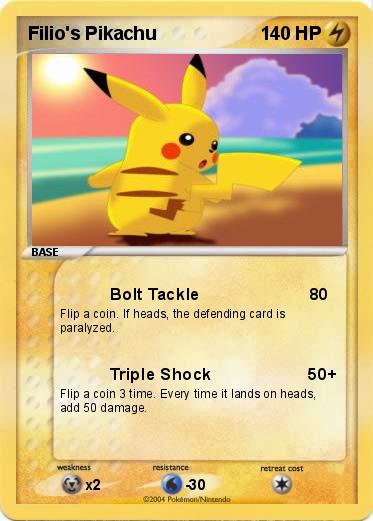 Pokemon Filio's Pikachu