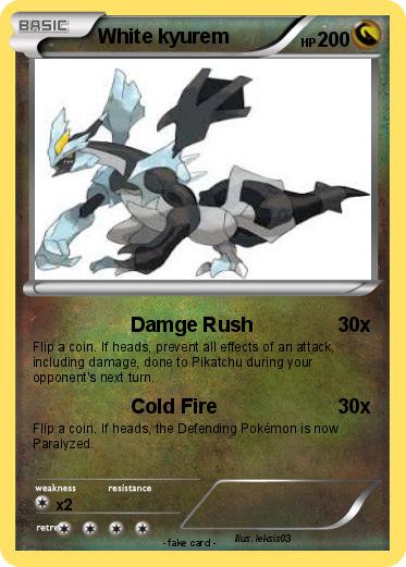 Pokemon White kyurem