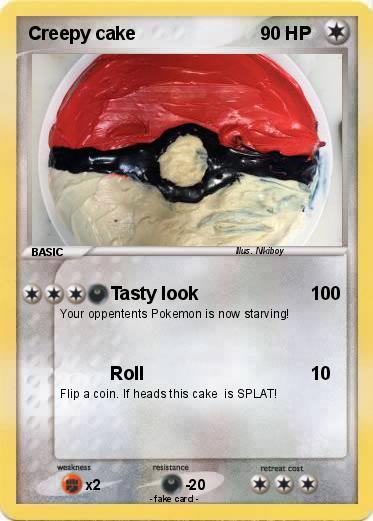 Pokemon Creepy cake
