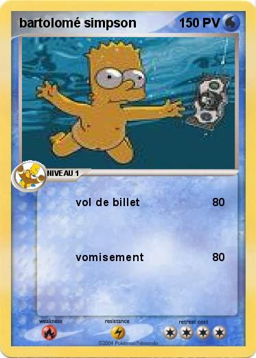 Pokemon bartolomé simpson