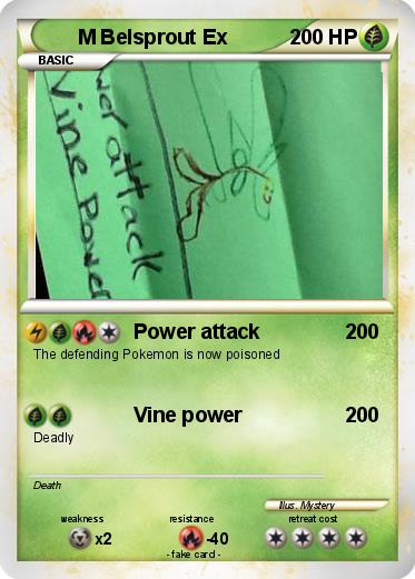 Pokemon M Belsprout Ex