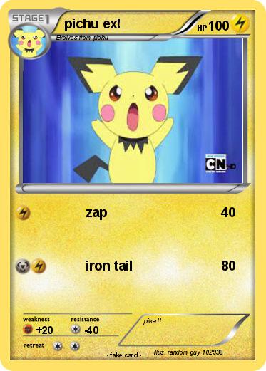 Pokemon pichu ex!