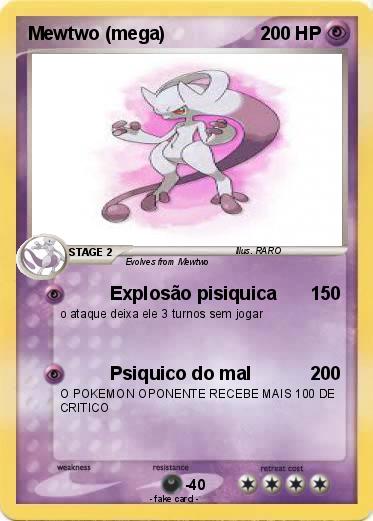 Pokemon Mewtwo (mega)