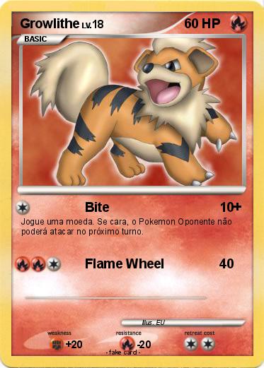 Pokemon Growlithe