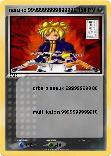 Pokemon naruke 9999999999999999