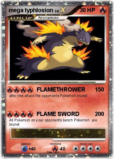 Pokemon mega typhlosion