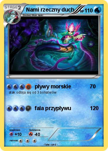 Pokemon Nami rzeczny duch