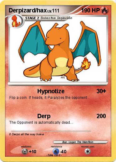 Pokemon Derpizard/hax