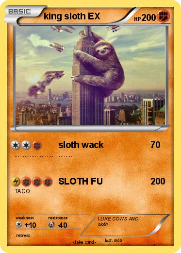 Pokemon king sloth EX