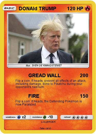 Pokemon DONAld TRUMP