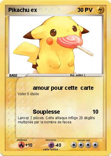 Pokemon Pikachu ex