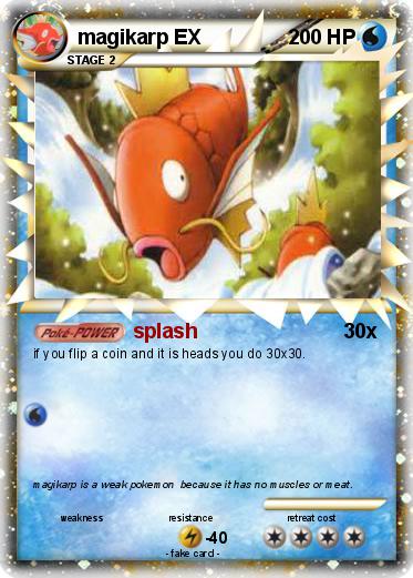 Pokemon magikarp EX