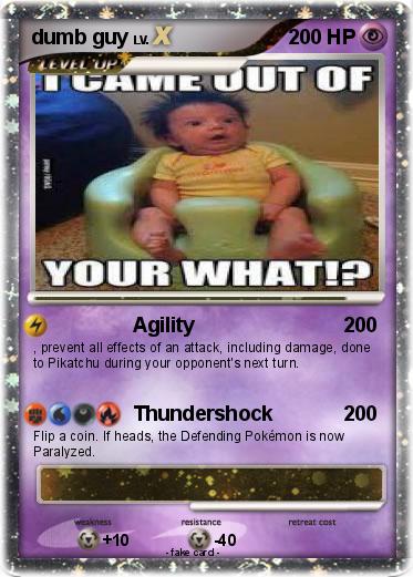 Pokemon dumb guy