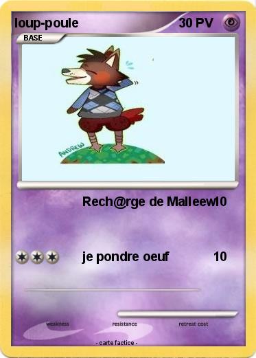 Pokemon loup-poule