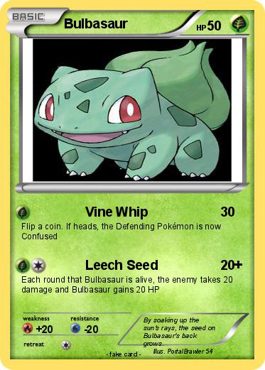 Pokemon Bulbasaur