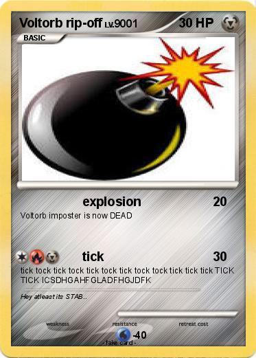 Pokemon Voltorb rip-off