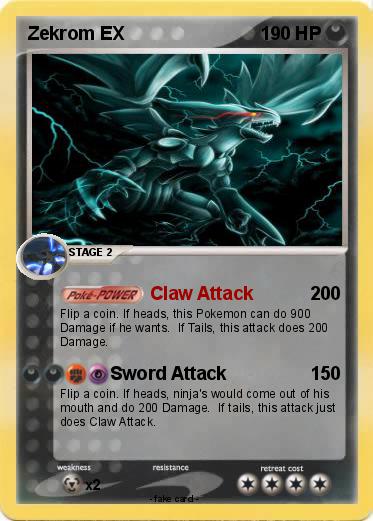 Pokemon Zekrom EX