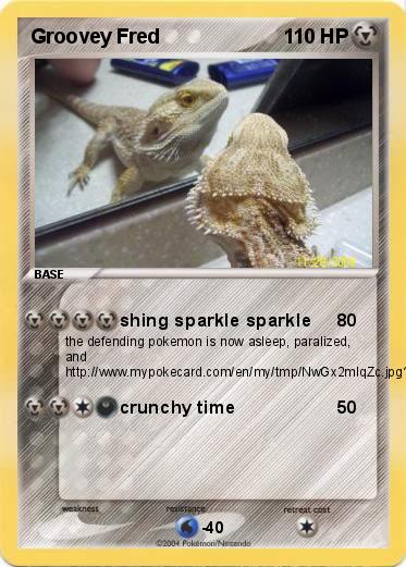 Pokemon Groovey Fred