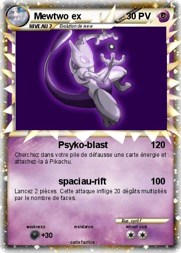 Pokemon Mewtwo ex