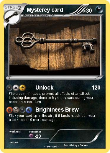 Pokemon Mysterey card
