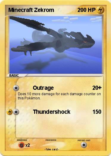 Pokemon Minecraft Zekrom