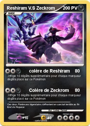 Pokemon Reshiram V.S Zeckrom