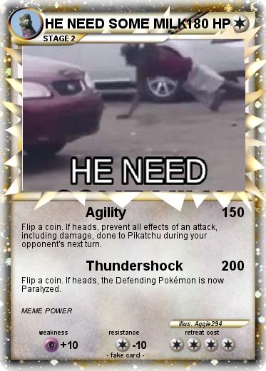Pokemon HE NEED SOME MILK