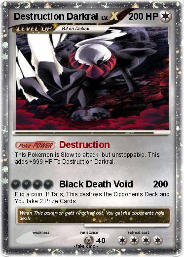 Pokemon Destruction Darkrai