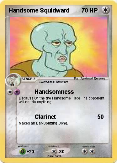 Pokemon Handsome Squidward