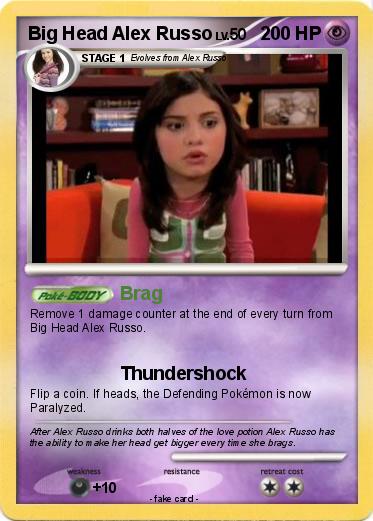 Pokemon Big Head Alex Russo
