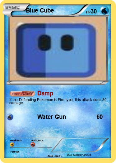 Pokemon Blue Cube