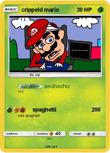 Pokemon crippeld mario