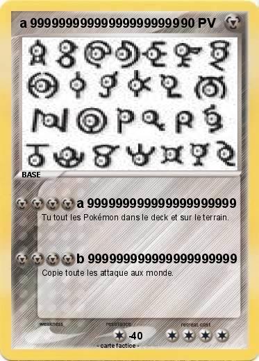 Pokemon a 999999999999999999999